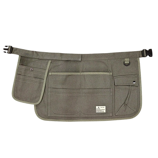 Gardening Apron Army Green Half Waist Canvas Multi Pocket Tool Carrier Tool Carriers Aprons & Belts