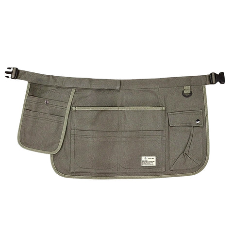 Gardening Apron Army Green Half Waist Canvas Multi Pocket Tool Carrier Tool Carriers Aprons & Belts
