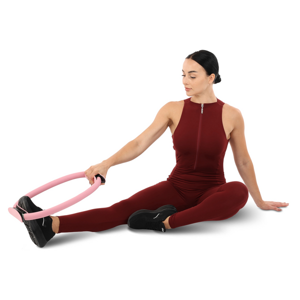 6 Colours Pilates Yoga Ring Magic Circle Fitness Equipment For Toning Slim Legs Pink Pilates Rings