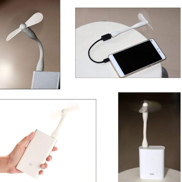 6 Pack Usb Mini Fan Silent Flexible Portable Cooling Cooler Quiet Travel Compatible Any Colors Portable Fans