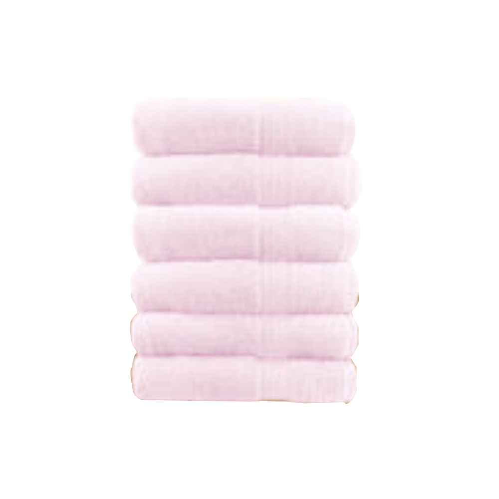 6 Piece Ultra Light Cotton Face Washers Towels & Washcloths