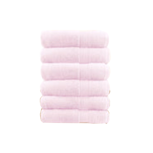 6 Piece Ultra Light Cotton Face Washers Towels & Washcloths