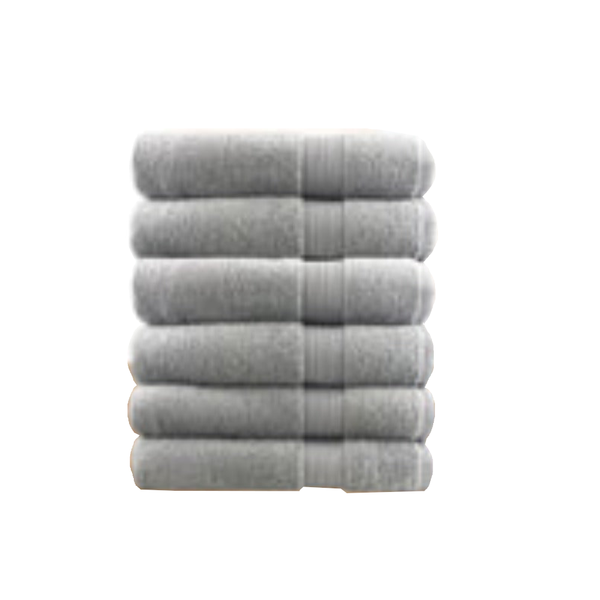 6 Piece Ultra Light Cotton Face Washers Towels & Washcloths