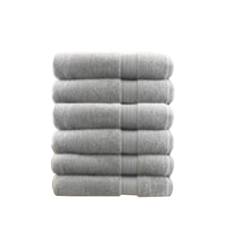6 Piece Ultra Light Cotton Face Washers Towels & Washcloths