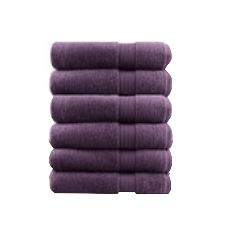 6 Piece Ultra Light Cotton Hand Towels Towels & Washcloths