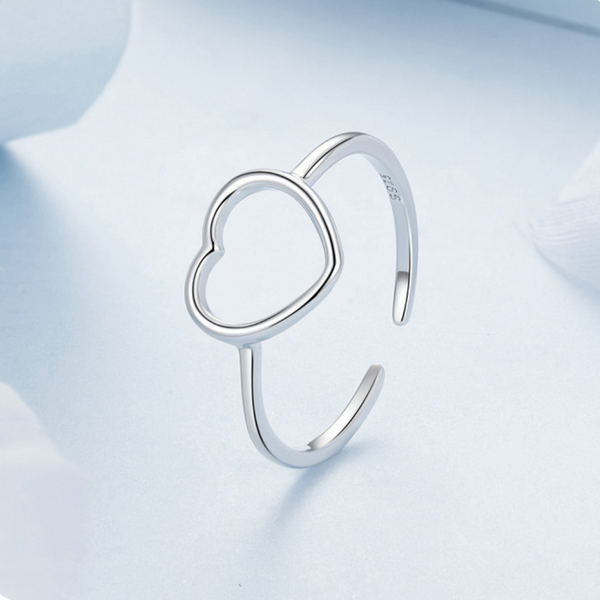 Veile Studios Yinziyun Original Couples 18K Gold Plated Love Splicing Open Ring S925 Silver Rings