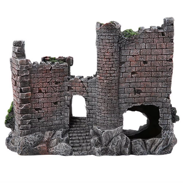 Sweethome Resin Ancient Castle Artificial Ornaments Fish Tank Aquarium Decor Aquariums