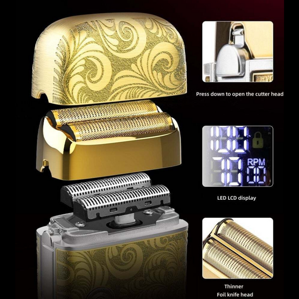 Men's Shavers Professional Hair Clippers Set T Blade Trimmer For Men Barber Electric Shaver