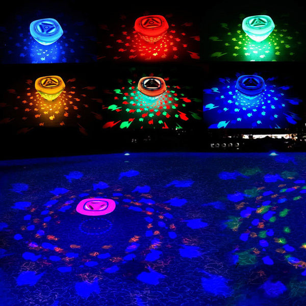 Led Floating Fish Mini Projector Bath Pool Light Pool & Spa Lights