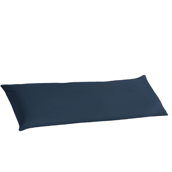 Artex 100% Cotton Body Pillowcase Navy Pillow Cases
