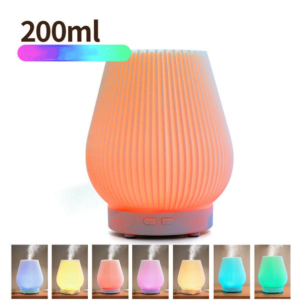 Humidifiers Mute Ultrasonic Spray Desk Lamp Night Light 200Ml Air Humidifier Usb Plug