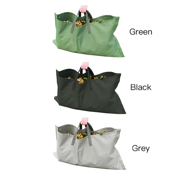 Garden Leaf Storage Outdoor Lawn Yard Waste Tarpaulin Container Recyclable Heavy Duty Garbage Tote Bags Garden Waste Bags
