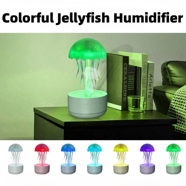 Jellyfish Humidifier Fragrance Diffuser Colourful Night Light Heavy Fog Essential Oil Night Lights