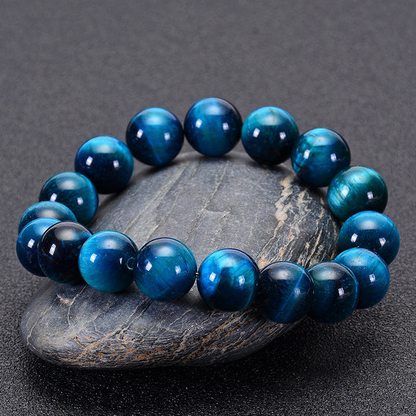 Veile Studios Natural Stone Tiger Eye Yoga Energy Bracelet Bracelets