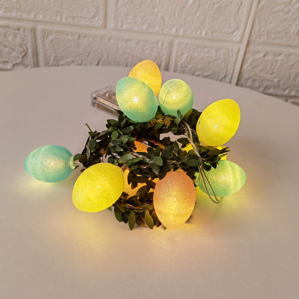 Easter Green Leaf Rattan String Crack Decorative Lights Lamp