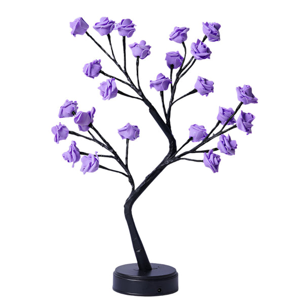 Table Lamp Flower Tree Rose Usb Operated Night Light For Home Wedding Decoration Night Lights