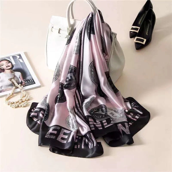 Colourful Shawl Travel Silk Scarf Women's Accessories Scarves & Wraps
