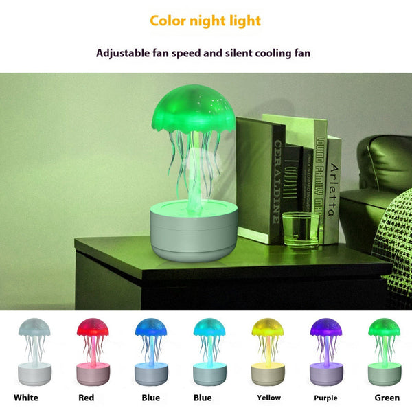 Jellyfish Humidifier Fragrance Diffuser Colourful Night Light Heavy Fog Essential Oil Night Lights
