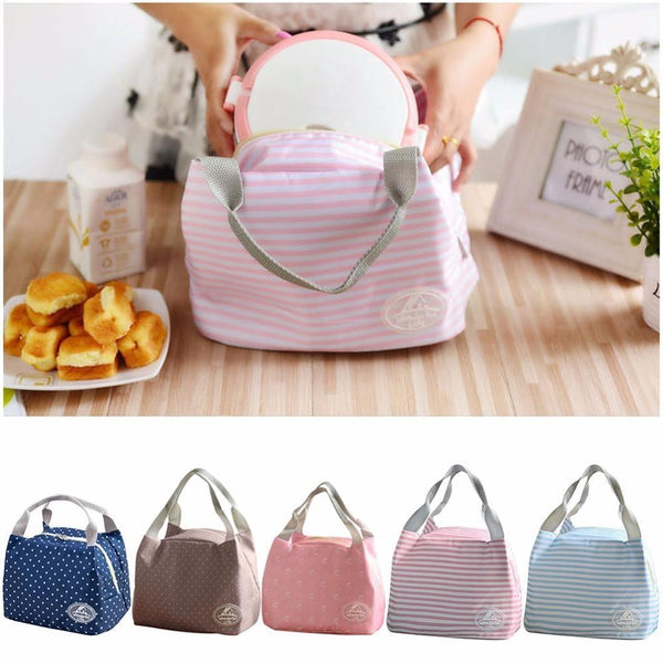 Portable Insulated Cooler Bag Lunch Box Picnic Carrier