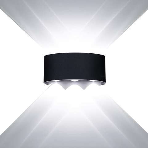 6 Led Modern Wall Light Cube Sconce Fixture Lamp Cool/Warm Lamps