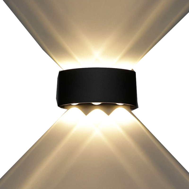 6 Led Modern Wall Light Cube Sconce Fixture Lamp Cool/Warm Lamps