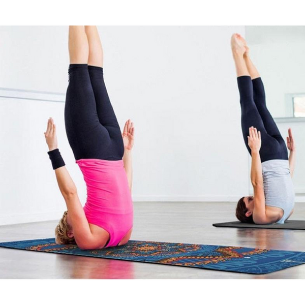 6Mm Thick Mandala Pattern Suede Tpe Non Slip Yoga Mat Home Fitness Equipment