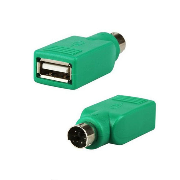 6Pc Adapter Usb Type Female To Ps2 6Pin Mini Din Male Converter Keyboard Mouse Mice 29 Usb Cables Hubs & Adapters