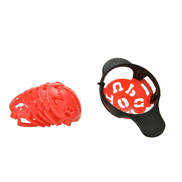 6Pcs Golf Ball Drawer Serif Marker Template Marking Tool With Machine Base Set Fitting Ball Markers