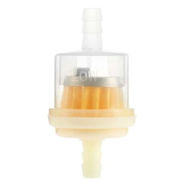 6Pcs Motorcycle Atv Scooter Petrol Gas Fuel Filter Yellow Other Motorcycle Parts