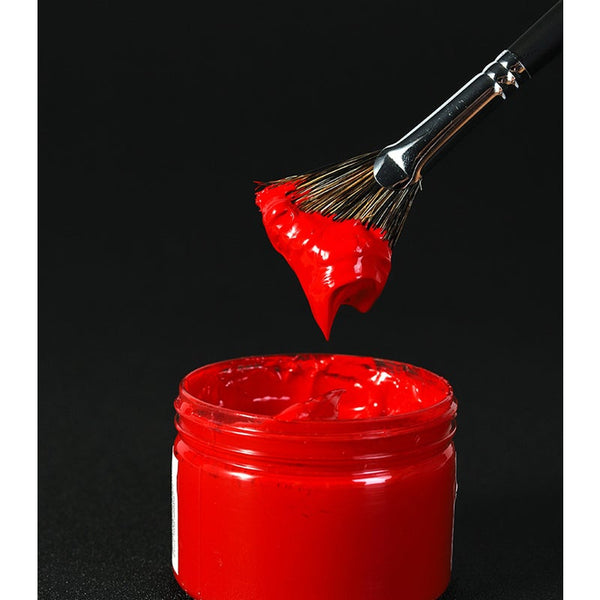 6Pcsset Special Offer Wild Boar Bristle Brush Pen Set Fan Shape Art Supplies Painting Oil Student Stationery Artists Brushes