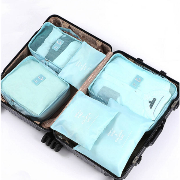6Pcs Set Multifunction Storage Bag For Travel Clothes Luggage Organizer