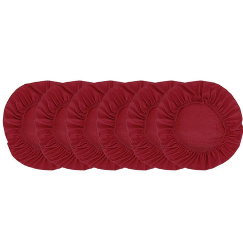 6Pcs Universal Washable Dining Chair Stool Seat Covers Slipcovers Chair Covers