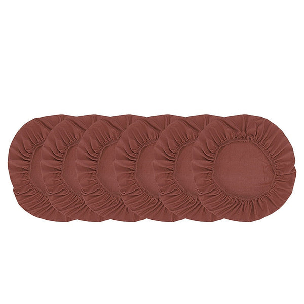 6Pcs Universal Washable Dining Chair Stool Seat Covers Slipcovers Chair Covers