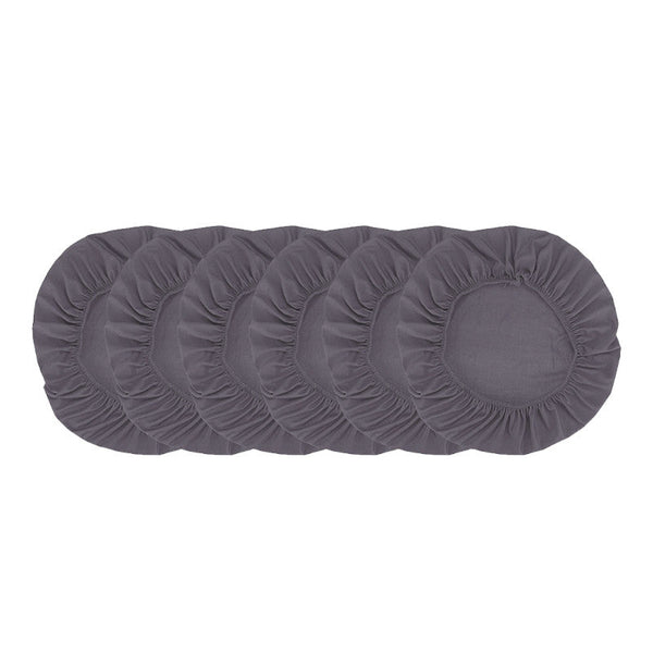 6Pcs Universal Washable Dining Chair Stool Seat Covers Slipcovers Chair Covers