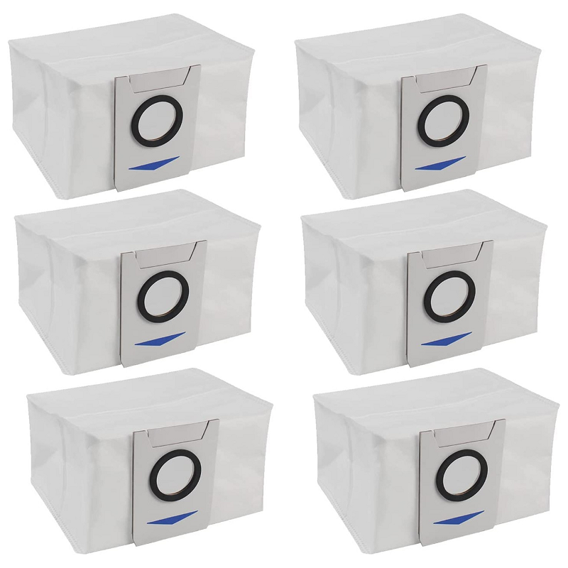 Hygieia 6 X Auto Empty Station Dust Bags For Ecovacs Deebot X1 Omni Series Robots Vacuum Cleaner Parts