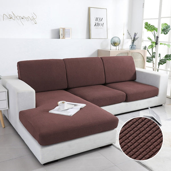 Sofa Coffee Polyester Thick Stretchable Cushion Slipcover For Living Room 145 185Cm Slipcovers