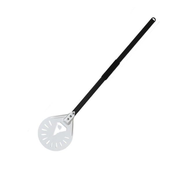 Pizza Shovel 98 Centimetre Silver Perforated Peel Metal Handle Baking Accessory Pizza Paddles
