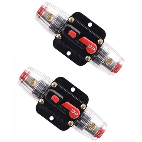 7 D7561 Car Audio Fuse Block Circuit Breaker Black Circuit Breakers