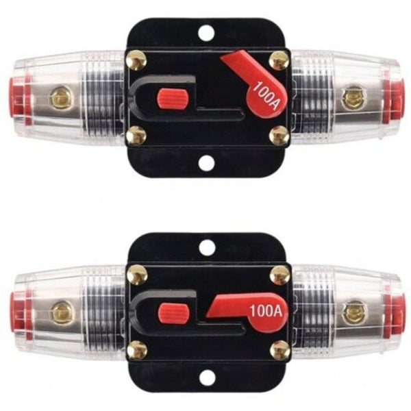 7 D7561 Car Audio Fuse Block Circuit Breaker Black Circuit Breakers