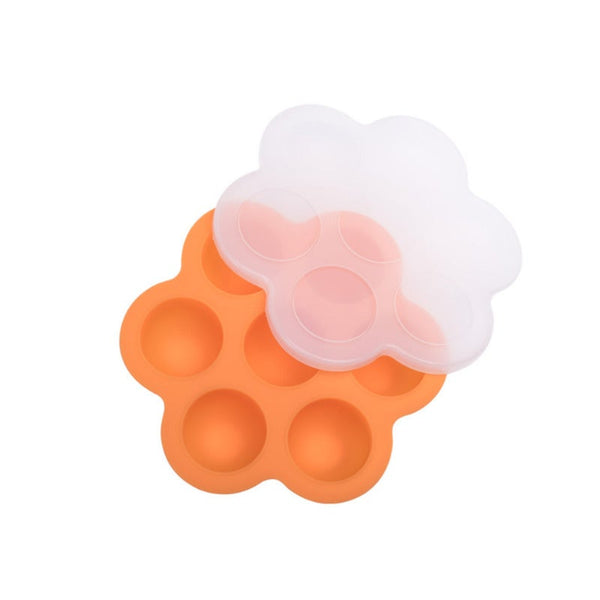 7 Hole Silicone Little One Food Storage Box Sealed Fresh Ice Tray Mold Ice Cubes Trays & Moulds