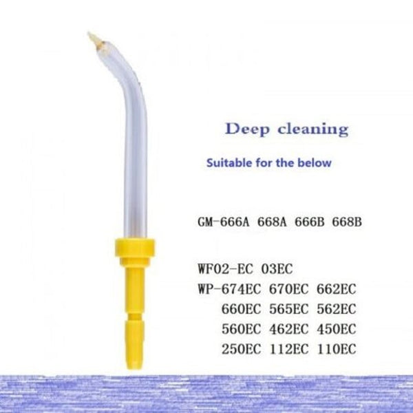 7 Pieces Replacement Nozzles Oral Irrigator Water Flosser Tooth Cleaning Care Air & Water Flossers