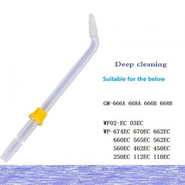 7 Pieces Replacement Nozzles Oral Irrigator Water Flosser Tooth Cleaning Care Air & Water Flossers