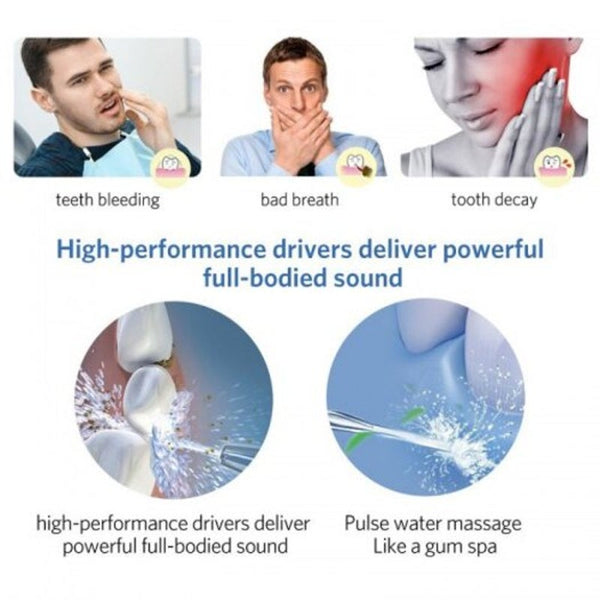 7 Pieces Replacement Nozzles Oral Irrigator Water Flosser Tooth Cleaning Care Air & Water Flossers