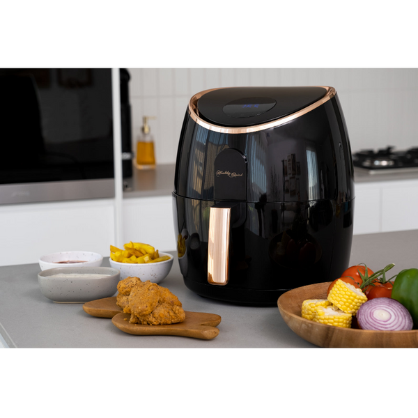 7.1L Digital Air Fryer Kitchen Appliances (Black/Rose Gold)