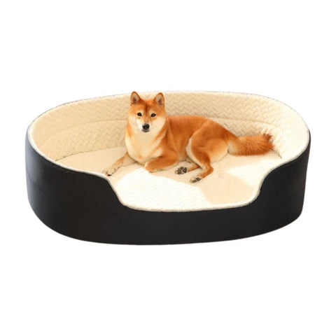 Pet Bed Black White Small Double Sided Dog Mat Kennel Soft Fleece Sofa Pet Beds