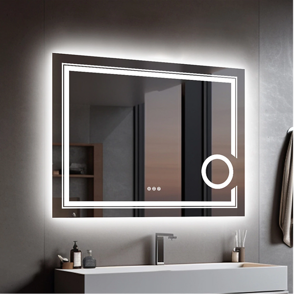 700X900mm Led Bathroom Mirror Anti Fog Magnifying Mirrors