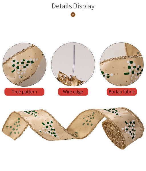 Christmas Ribbons Tree Wreaths Decorative And Decorations Seasonal Decorations