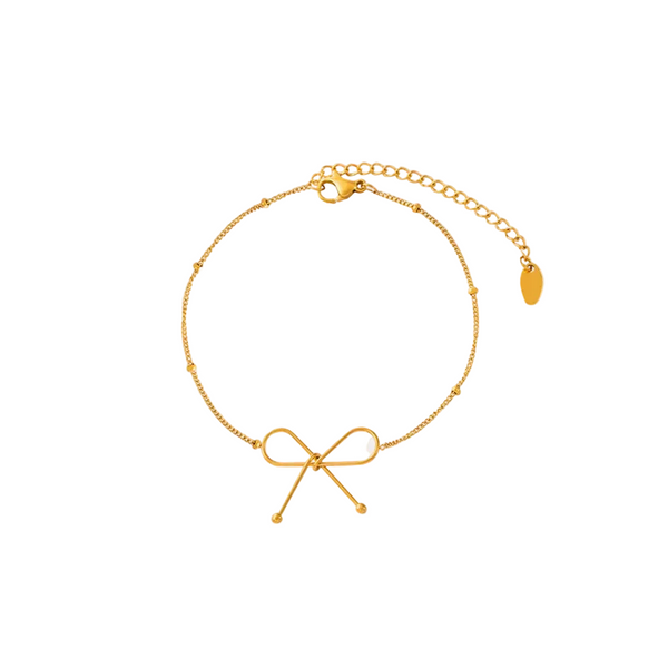 Titanium Steel Bow Bracelet Bracelets