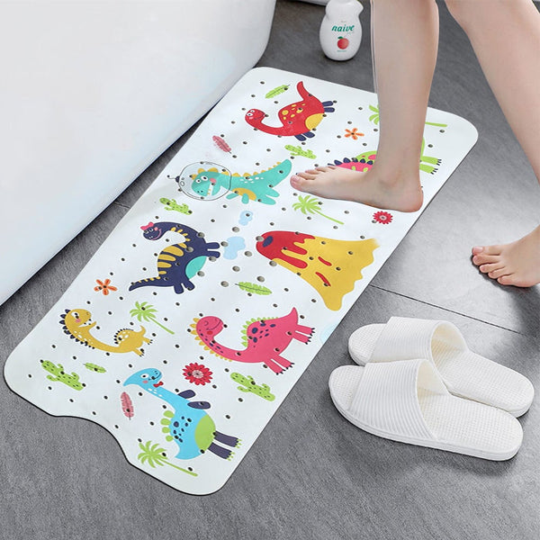 70X40cm Kids Cartoon Bathtub Mat Non Slip Shower With Suction Cup Construction Bath Mats Rugs & Toilet Covers