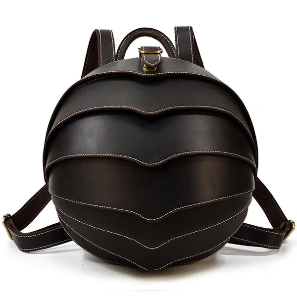 Genuine Leather Beetle Backpack Backpacks
